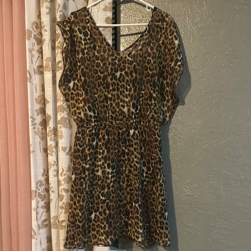 Leopard Print Women's Dress